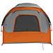 Tenda Familiare Cabina 6 Persone Grigia Arancione Impermeabile - Foto miniatura 7