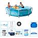 Piscina Fuori Terra - In Giro - 305x76 Cm - Blu - Include Accessori Coordinati A1361 - Foto miniatura 1