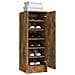 Lusso Casadino -  Scarpiera Rovere Fumo 32x35x92 Cm In Legno Multistrato - Foto miniatura 3
