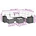 Set Divano da Giardino 8 pz con Cuscini Beige in Polyrattan - Foto miniatura 3
