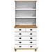 "Vetrina  “ASKIM” Bianca 91x40x199.5 cm Legno Massello di Pino, Vetrina  ""ASKIM"" Bianca 91x30x104 cm Legno Massello di Pino, Comò  ""ASKIM"" Bianco 91x40x95.5 cm Legno Massello di Pino" - Foto miniatura 8