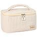 Nuova Borsa Cosmetica Aperta Da Borsetta Beige - Foto miniatura 1