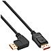 Cavo DisplayPort 1.4, 8K4K, ad angolo retto, nero /oro, 3m - Foto miniatura 1