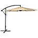 Oahu Ombrello Offset Rotondo 3m Diametro Beige - Foto miniatura 1