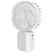 Mini Ventilatore Portatile Ultra-compatto Con Batteria Ricaricabile 250 Mah, Bianco - Foto miniatura 1