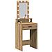 Toeletta con Luci LED Rovere 50x41x140 cm - Foto miniatura 3