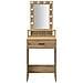 Toeletta con Luci LED Rovere 50x41x140 cm - Foto miniatura 5