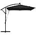 Ombrello a bilanciere a forma di banana Nero 249 x 249 x 250 cm - Foto miniatura 6