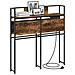 Testata contenitore Rovere fumo 80 cm Legno multistrato - Foto miniatura 3