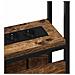 Testata contenitore Rovere fumo 80 cm Legno multistrato - Foto miniatura 7