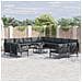 Set Divano da Giardino 13 pcs Antracite Acciaio - Foto miniatura 2