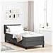 Letto box spring con materasso Grigio scuro 80 x 200 cm - Foto miniatura 2