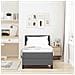Letto box spring con materasso Grigio scuro 80 x 200 cm - Foto miniatura 5