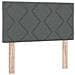 Letto box spring con materasso Grigio scuro 80 x 200 cm - Foto miniatura 6
