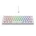 KB903L (Transparent white) tastiera Gaming USB QWERTY - Foto miniatura 2