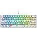 KB903L (Transparent white) tastiera Gaming USB QWERTY - Foto miniatura 4
