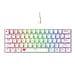 KB903L (Transparent white) tastiera Gaming USB QWERTY - Foto miniatura 1