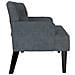 Panca Chesterfield Grigio scuro 112 x 65.5 x 75 cm Velluto - Foto miniatura 5