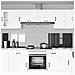 Rivestimento da Cucina 2 pcs Grigio scuro 120 x 50 cm - Foto miniatura 3