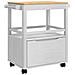 Carrello da Cucina FLORO Bianco 72,5 x 45 x 80 cm - Foto miniatura 1