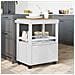 Carrello da Cucina FLORO Bianco 72,5 x 45 x 80 cm - Foto miniatura 4