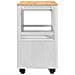 Carrello da Cucina FLORO Bianco 72,5 x 45 x 80 cm - Foto miniatura 7