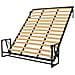 Letto a Scomparsa Morphy Classic - Sistema multifunzionale modulare SizeFlex & TypeFlex, letto a scomparsa salvaspazio ed estensibile con moduli divano (150x200 cm, Verticale) - Foto miniatura 4