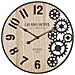 Orologio Da Parete Grand Hotel Paris In Legno E Ferro Industrial - Foto miniatura 1