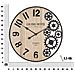 Orologio Da Parete Grand Hotel Paris In Legno E Ferro Industrial - Foto miniatura 6