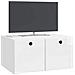 Mobile Porta TV da Muro 59,5 x 41 x 30 cm Bianco Lucido - Foto miniatura 2