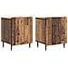 Armadio da Notte 2 pcs Legno antico 43 x 34,5 x 52 cm - Foto miniatura 1