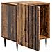Armadio da Notte 2 pcs Legno antico 43 x 34,5 x 52 cm - Foto miniatura 4