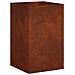 Vaso da giardino 2 pz Ruggine 30 x 30 x 40 cm Acciaio Corten - Foto miniatura 3