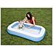 57403NP Piscina Gonfiabile Rettangolare Baby Azzurra166 x 100 x 28 cm - Foto miniatura 2