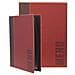 porta menu' a4-24x34cm bordeaux trendy con 1 inserto doppio - Foto miniatura 1