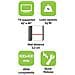 ICA-PLB 840 - Supporto a Muro per TV LED LCD 42-80'' Ultra Slim fisso H400mm - Foto miniatura 4