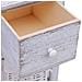 Comodini Shabby Chic 2 Pezzi Bianchi In Legno - Foto miniatura 5