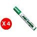 Pennarello Tessuti Shirt Marker - Verde Scuro- Conf. 4 Pz. - Foto miniatura 1