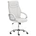 Poltrona Ufficio Torro con Braccioli - Sedia Scrivania Ergonomica in Similpelle - Sedia Pc Girevole e Regolabile - Sedia Studio Carico Max 150Kg Bianco - Foto miniatura 1