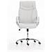 Poltrona Ufficio Torro con Braccioli - Sedia Scrivania Ergonomica in Similpelle - Sedia Pc Girevole e Regolabile - Sedia Studio Carico Max 150Kg Bianco - Foto miniatura 2