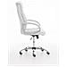 Poltrona Ufficio Torro con Braccioli - Sedia Scrivania Ergonomica in Similpelle - Sedia Pc Girevole e Regolabile - Sedia Studio Carico Max 150Kg Bianco - Foto miniatura 3
