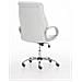 Poltrona Ufficio Torro con Braccioli - Sedia Scrivania Ergonomica in Similpelle - Sedia Pc Girevole e Regolabile - Sedia Studio Carico Max 150Kg Bianco - Foto miniatura 4