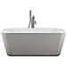 Vasca Da Bagno Freestanding Rettangolare Acrilico Bianco Lucido 3 Misure *** Misure : 170x80x58 Cm - Foto miniatura 2