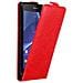 Custodia Compatibile Con Sony Xperia Z3 In Rosso Mela - Coperchio Protettivo In Design Flip Con Chiusura Magnetica - Foto miniatura 4