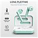 Auricolari Primo Touch Wireless Bluetooth Microfono Integrato Autonomia 10 Ore Comandi Touch Custodia con Ricarica Colore Turchese - Foto miniatura 8