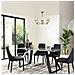 Lampadario Davon - Lampada A Sospensione - Da Soffitto - Oro In Metallo, Vetro, 72 X 72 X 80 Cm, 6 X E27, Max 40w - Foto miniatura 2