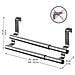 Doppia - Allungabile Sopra La Porta Portasciugamano - Tea Towel Holder Per Armadio Porte E Cassetti - No Foratura - A Scomparsa - 98-157 X 5.5 X 4.7 - Foto miniatura 2