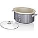 Swan Sf17031grn Retro Slow Cooker 6,5l Pentola Rimovibile In Ceramica Antiaderente Senza Pfoa 320w Grigio - Foto miniatura 5
