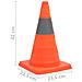 Coni Stradali Segnaletici Pop-up 10 Pz 42 Cm - Foto miniatura 6