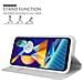 Custodia Compatibile Con Samsung Galaxy A11 / M11 In Classy Argento - Coperchio Protettiva Con Chiusura Magnetica, Funzione Stand E Tasca Per Le Carte - Foto miniatura 3